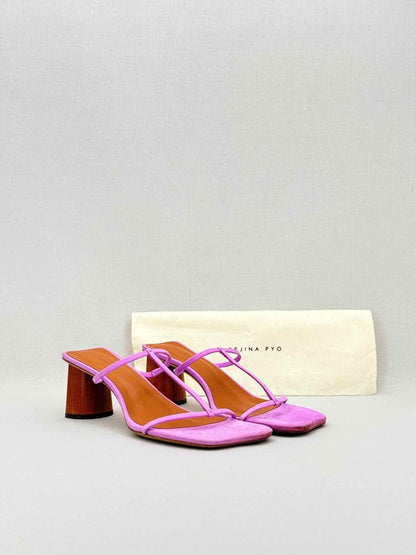 Pre - loved REJINA PYO Purple Size EU 38 Heeled Sandals at Reems Closet