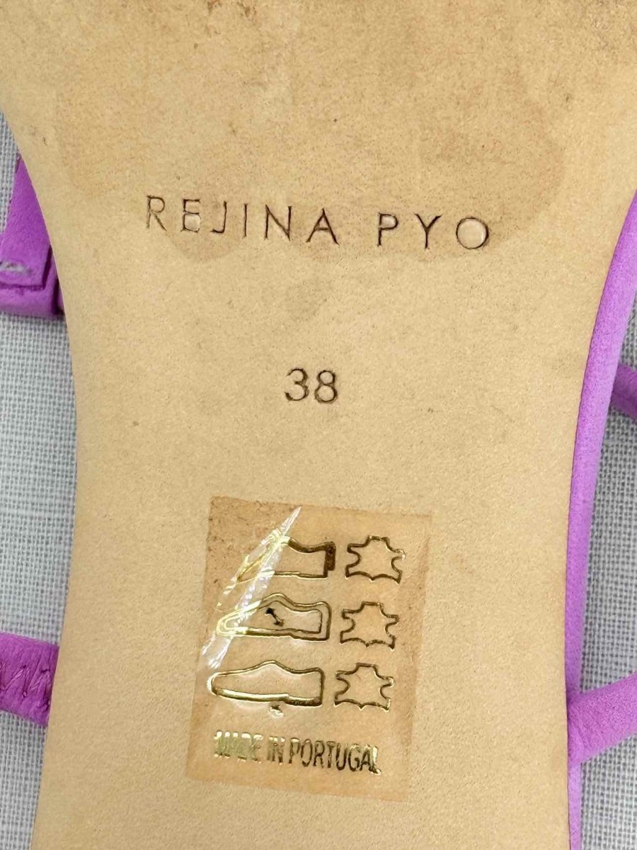 Pre - loved REJINA PYO Purple Size EU 38 Heeled Sandals at Reems Closet