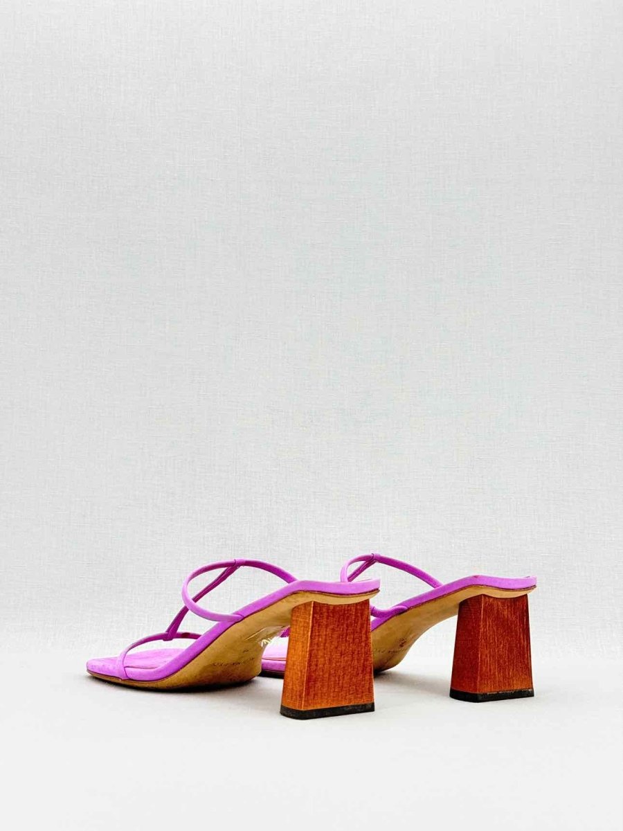 Pre - loved REJINA PYO Purple Size EU 38 Heeled Sandals at Reems Closet