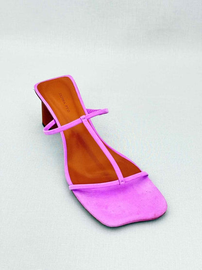 Pre - loved REJINA PYO Purple Size EU 38 Heeled Sandals at Reems Closet
