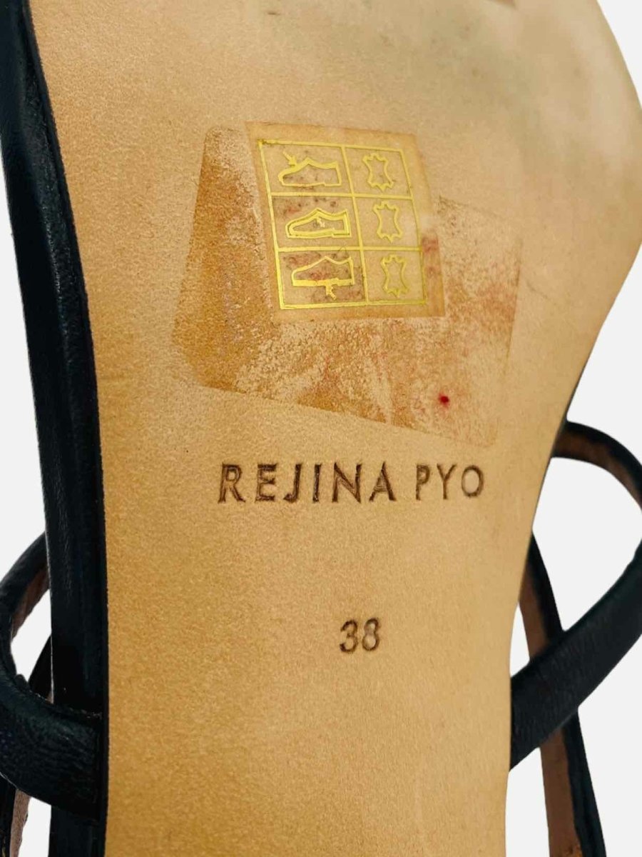 Pre - loved REJINA PYO Thong Brown Size EU 38 Mules at Reems Closet