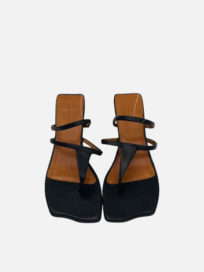 Pre - loved REJINA PYO Thong Brown Size EU 38 Mules at Reems Closet