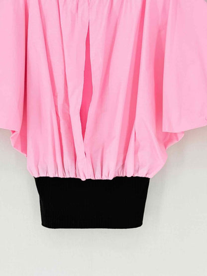 Pre - loved RENAISSANCE Pink & Black Size US 4 Blouse at Reems Closet