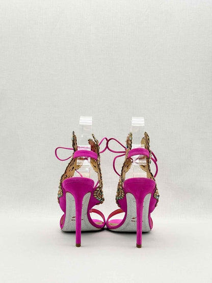 Pre-loved RENE CAOVILLA Pink Size EU 40 Heeled Sandals at Reems Closet