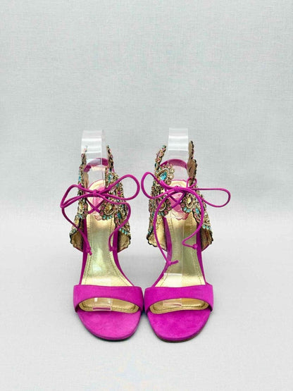 Pre-loved RENE CAOVILLA Pink Size EU 40 Heeled Sandals at Reems Closet