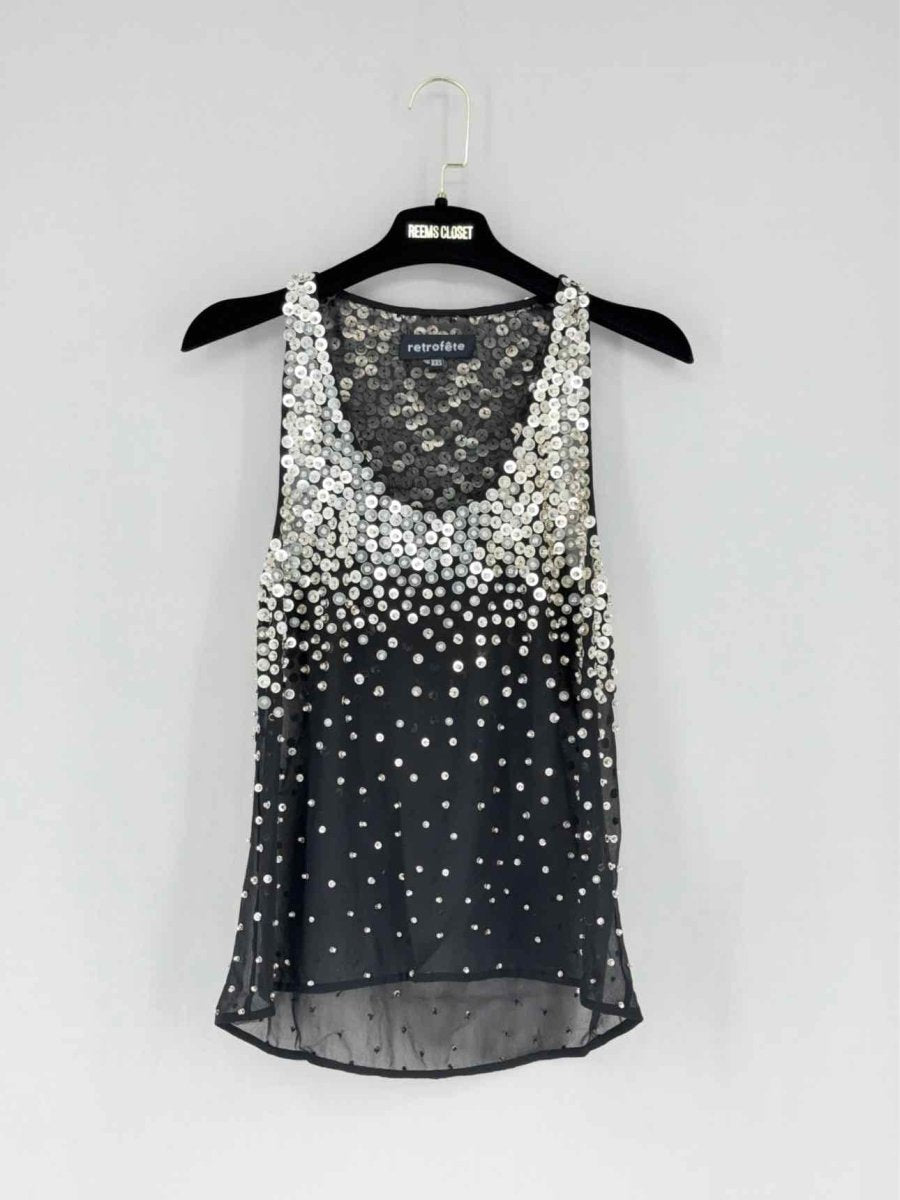 Pre - loved RETROFATE Black Size XXSmall Tank Top at Reems Closet