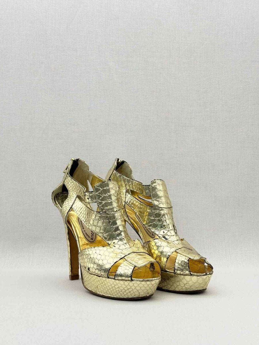 Pre - loved REVE D'UN JOUR Size EU 39 Platform Sandals at Reems Closet