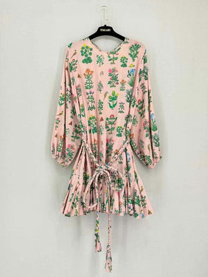Pre-loved RHODE Ella Pink Multicolor Size Medium Short Dress at Reems Closet