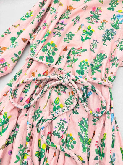 Pre-loved RHODE Ella Pink Multicolor Size Medium Short Dress at Reems Closet