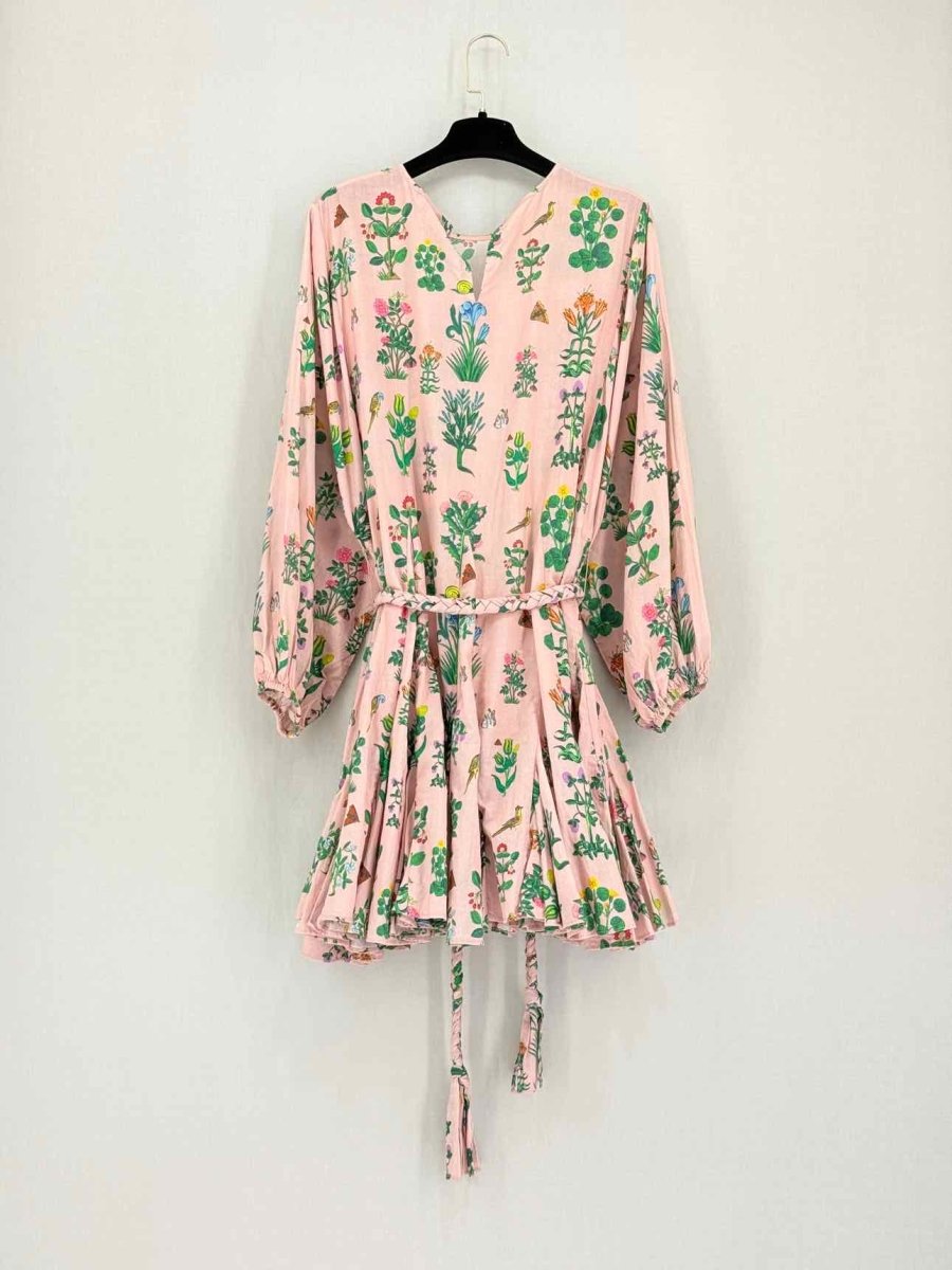 Pre-loved RHODE Ella Pink Multicolor Size Medium Short Dress at Reems Closet