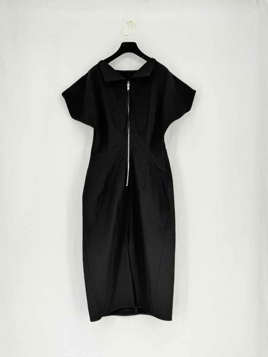 RICK OWENS Cyclops Black Size US 12 Midi Dress - Reems Closet RICK OWENS Cyclops Black Size US 12 Midi Dress - Reems Closet