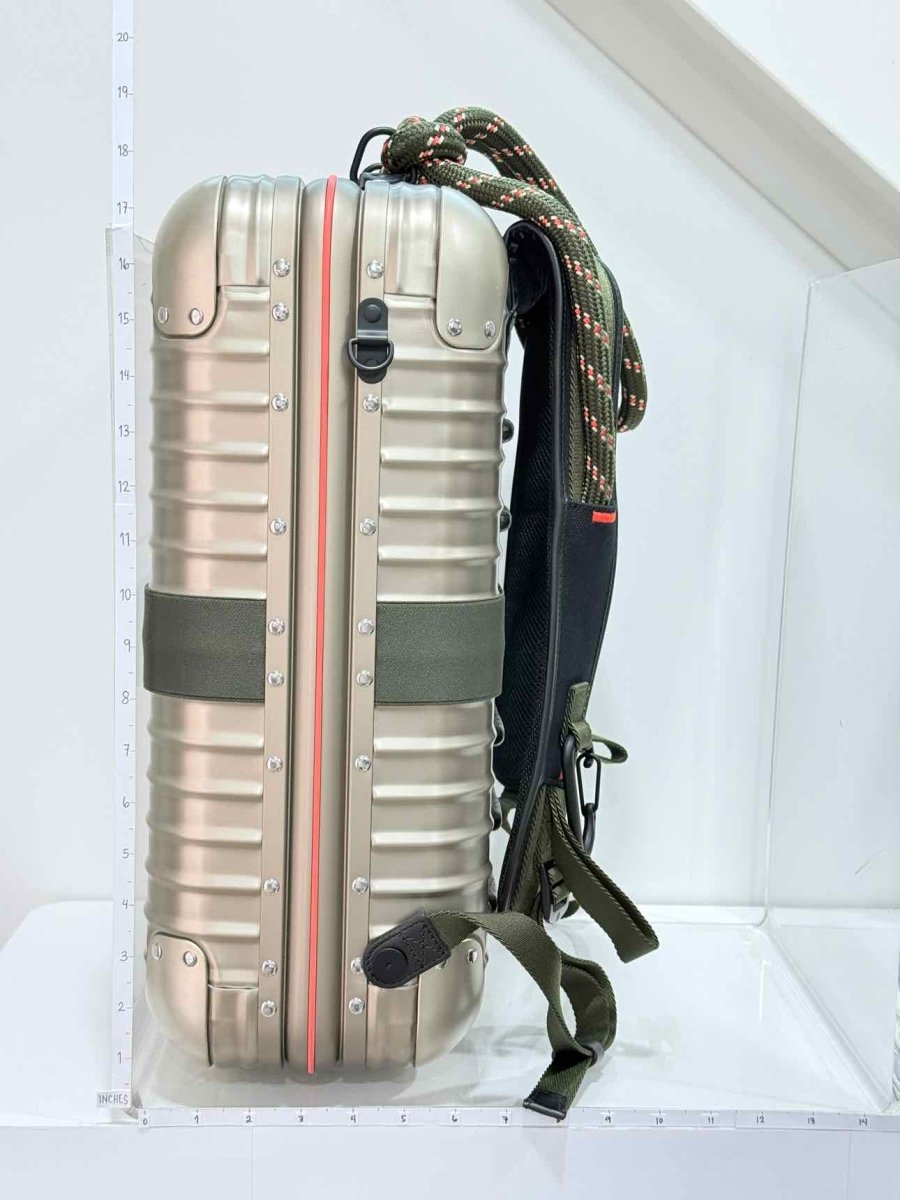 Pre-loved RIMOWA NMD Metallic Beige Backpack at Reems Closet