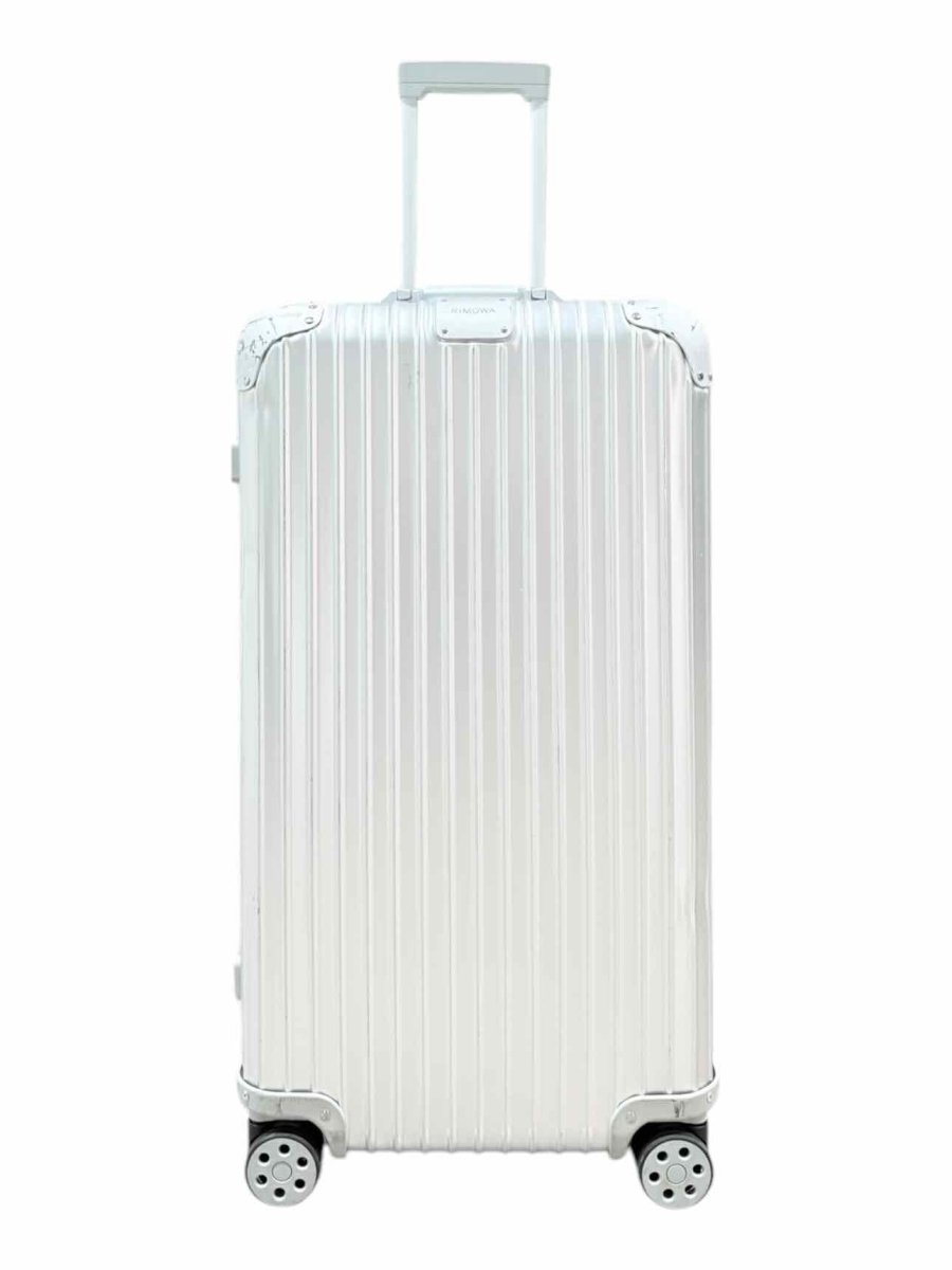 Pre - loved RIMOWA Original Silver Rolling Luggage at Reems Closet