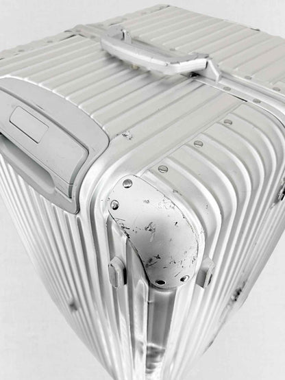 Pre - loved RIMOWA Trunk Silver Rolling Luggage at Reems Closet
