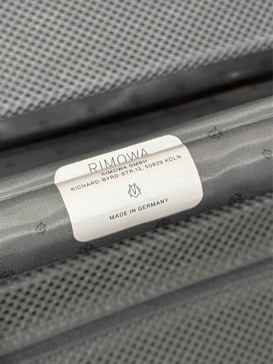 Pre - loved RIMOWA Trunk Silver Rolling Luggage at Reems Closet