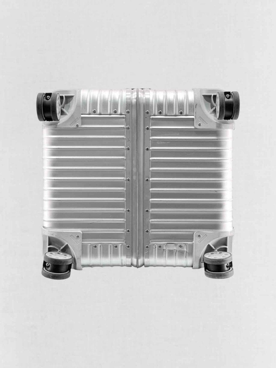 Pre - loved RIMOWA Trunk Silver Rolling Luggage at Reems Closet