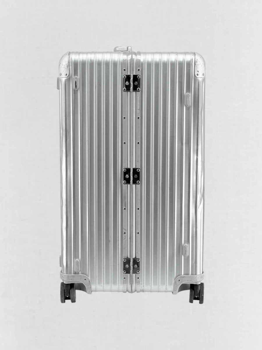 Pre - loved RIMOWA Trunk Silver Rolling Luggage at Reems Closet