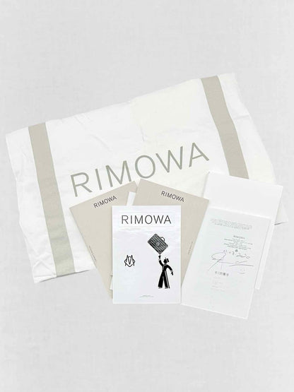 Pre - loved RIMOWA Trunk Silver Rolling Luggage at Reems Closet