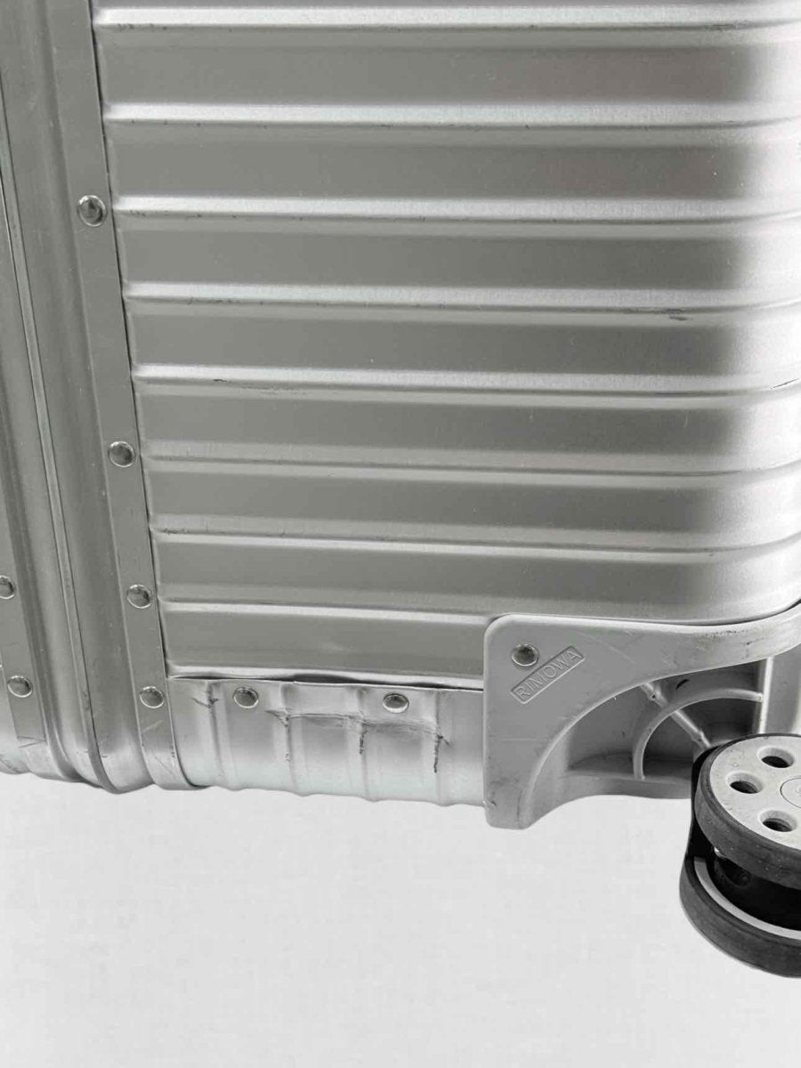 Pre - loved RIMOWA Trunk Silver Rolling Luggage at Reems Closet
