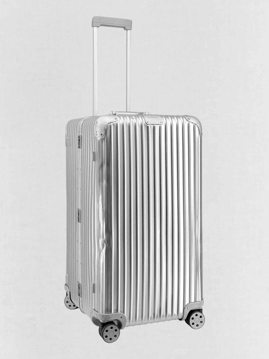 Pre - loved RIMOWA Trunk Silver Rolling Luggage at Reems Closet