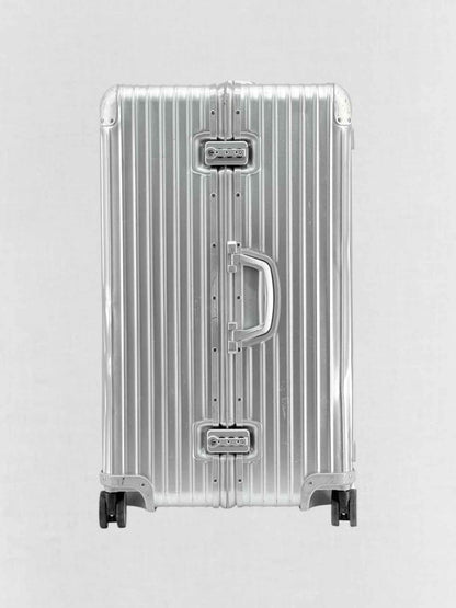 Pre - loved RIMOWA Trunk Silver Rolling Luggage at Reems Closet