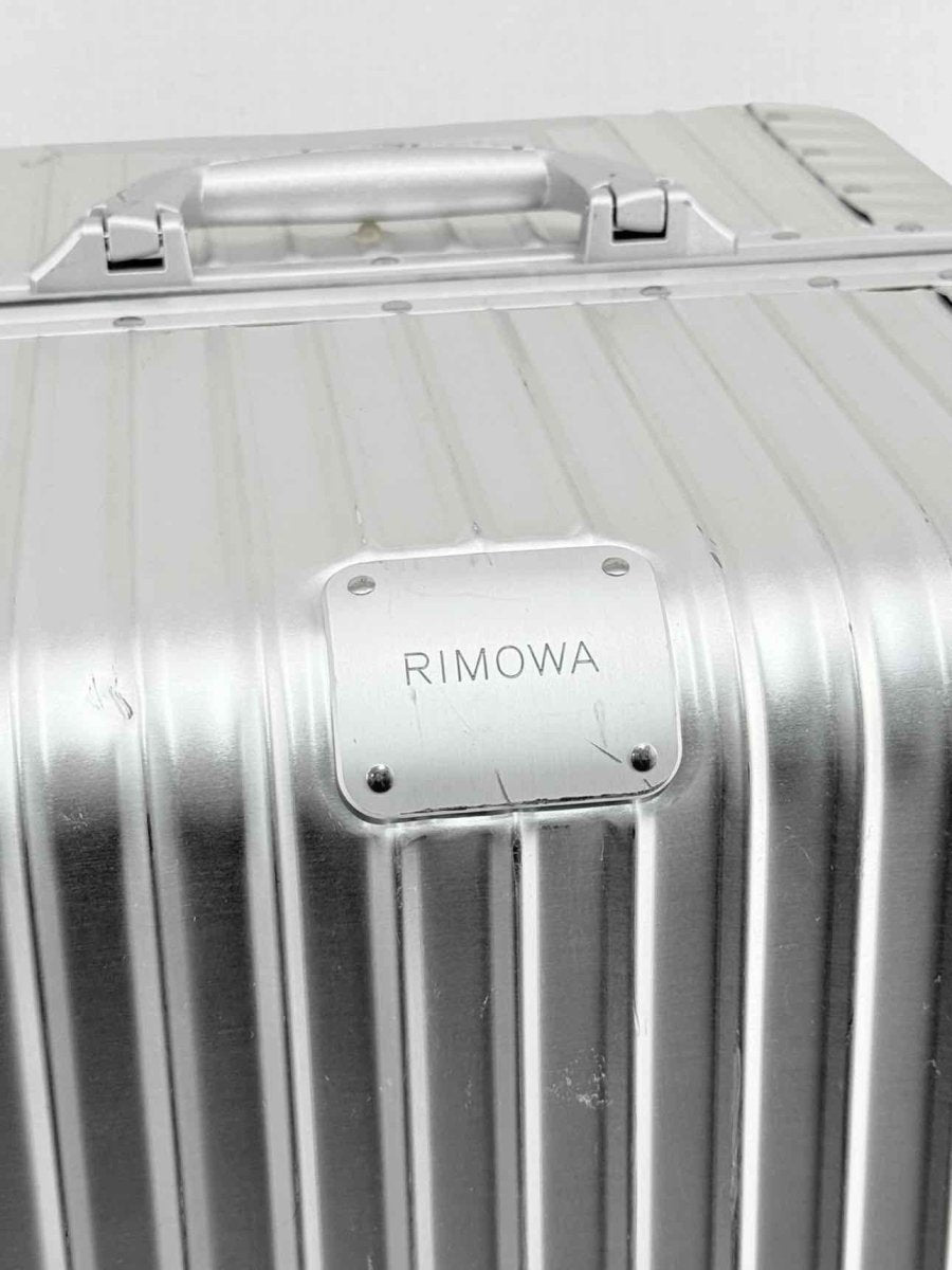 Pre - loved RIMOWA Trunk Silver Rolling Luggage at Reems Closet