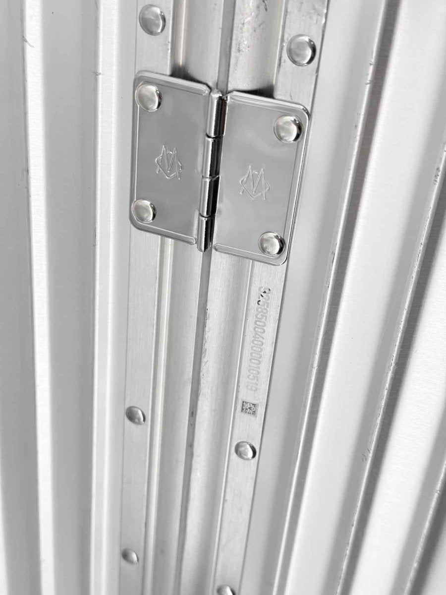 Pre - loved RIMOWA Trunk Silver Rolling Luggage at Reems Closet