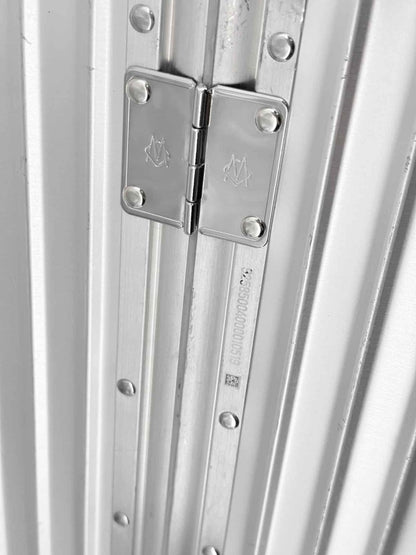 Pre - loved RIMOWA Trunk Silver Rolling Luggage at Reems Closet