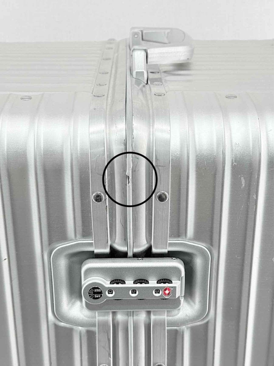 Pre - loved RIMOWA Trunk Silver Rolling Luggage at Reems Closet