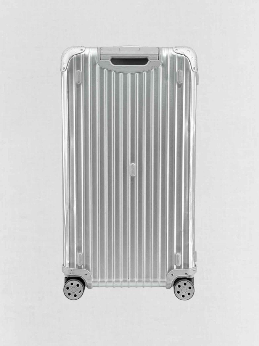 Pre - loved RIMOWA Trunk Silver Rolling Luggage at Reems Closet