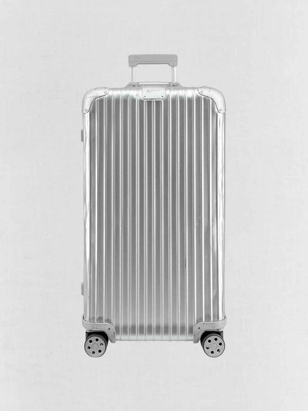 Pre - loved RIMOWA Trunk Silver Rolling Luggage at Reems Closet