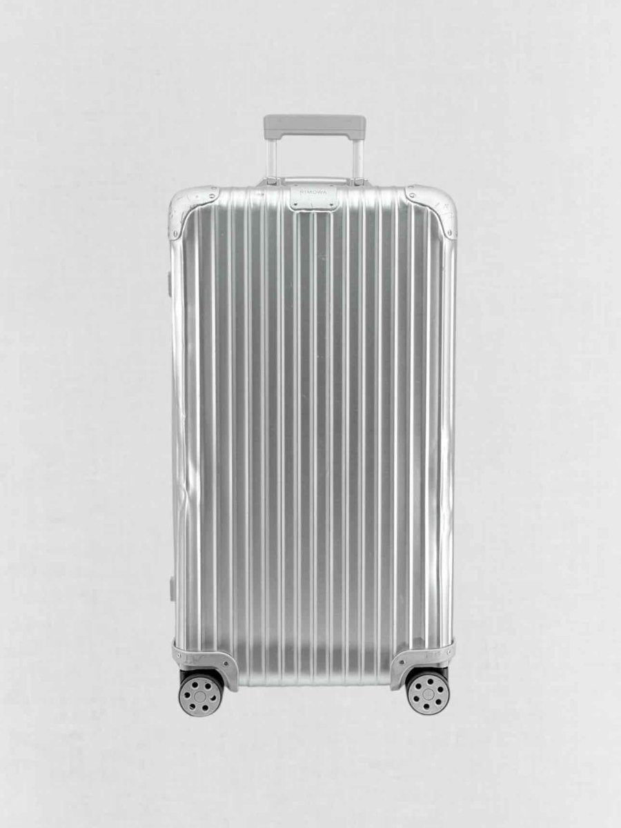Pre - loved RIMOWA Trunk Silver Rolling Luggage at Reems Closet