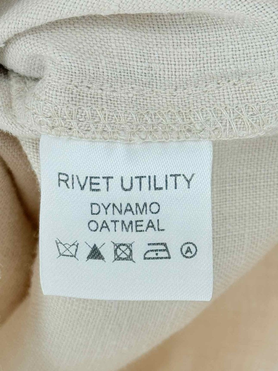 Pre - loved RIVET.UTILITY Beige Size Medium Jumpsuit at Reems Closet