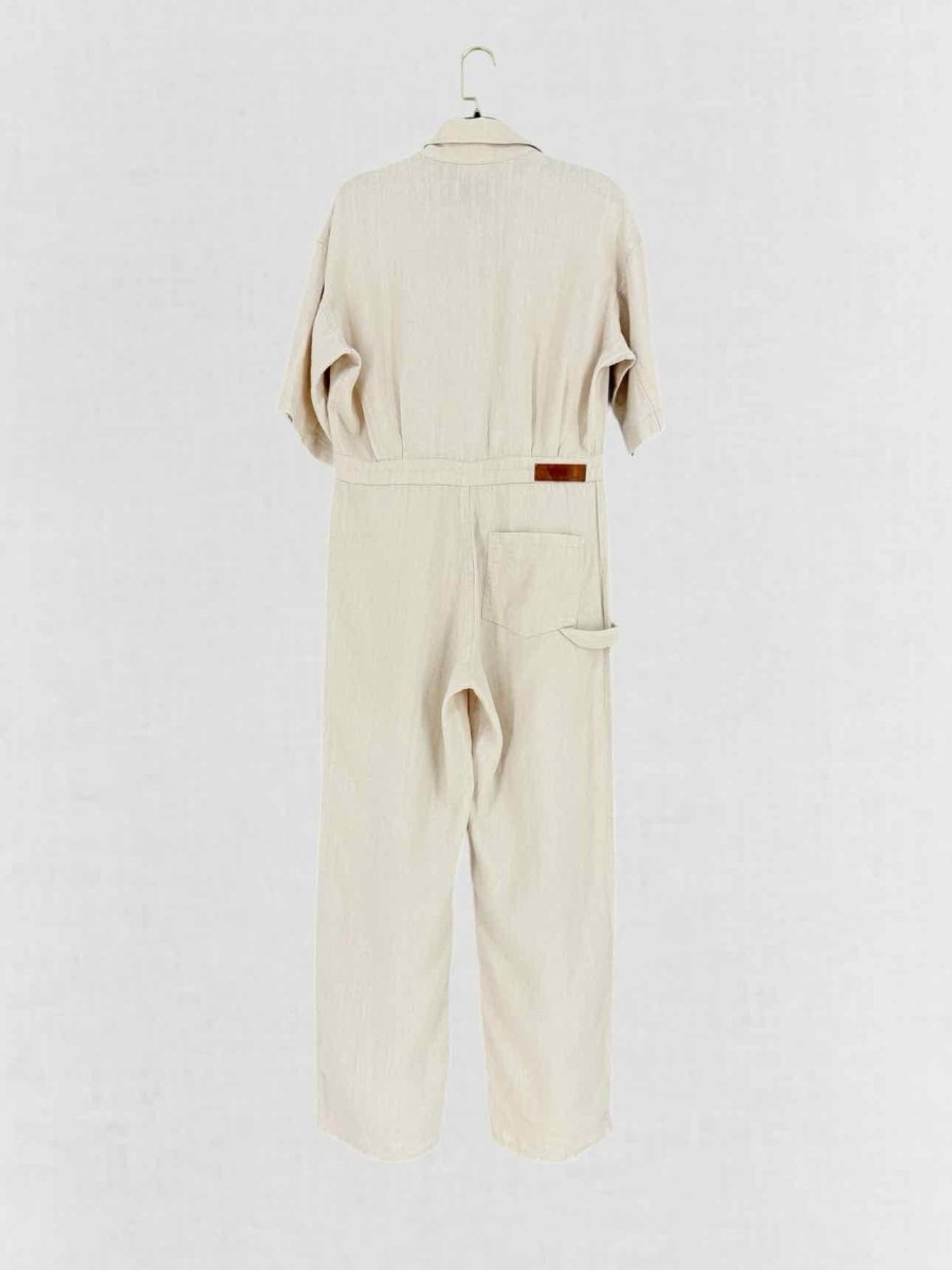 Pre - loved RIVET.UTILITY Beige Size Medium Jumpsuit at Reems Closet