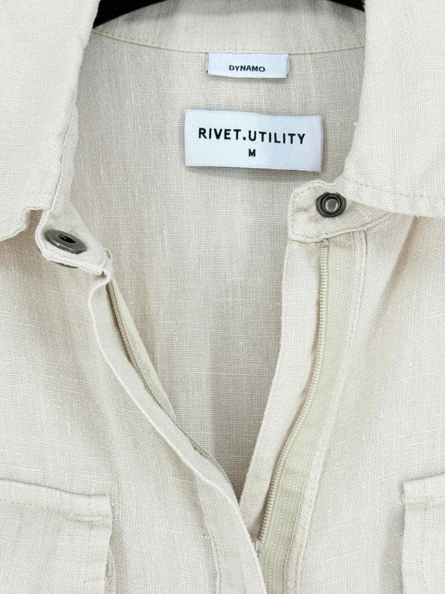 Pre - loved RIVET.UTILITY Beige Size Medium Jumpsuit at Reems Closet