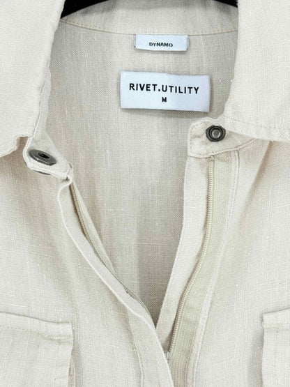 Pre - loved RIVET.UTILITY Beige Size Medium Jumpsuit at Reems Closet