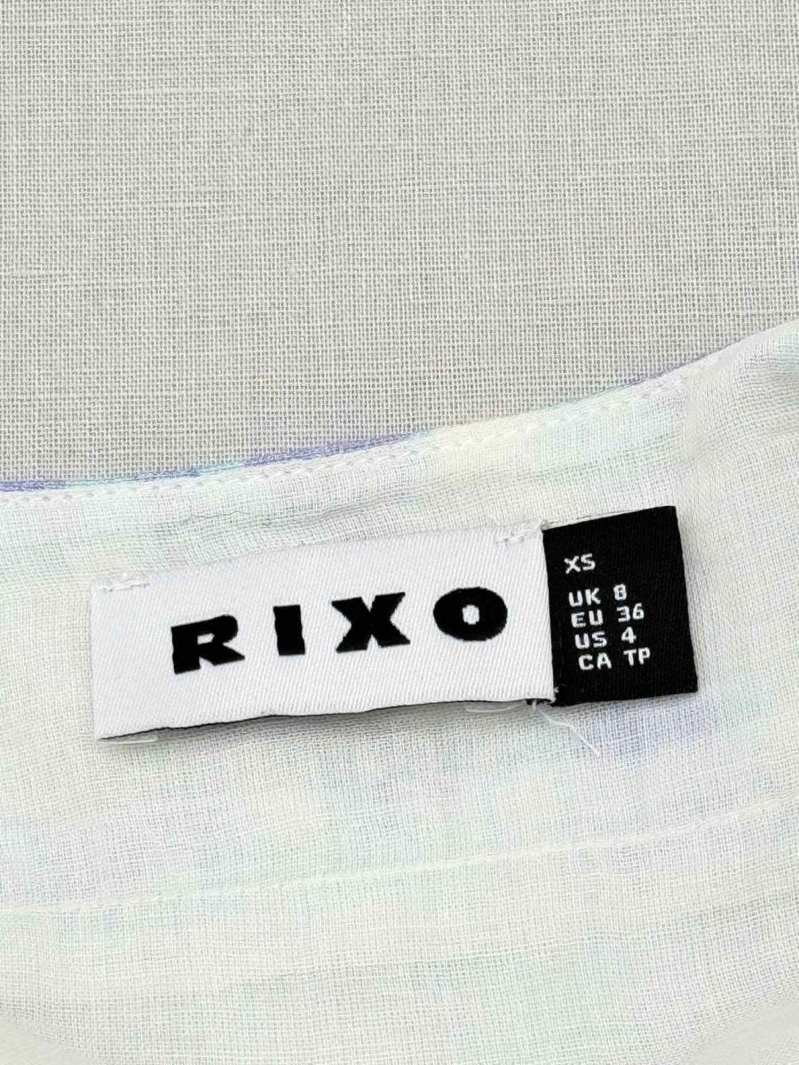 Pre-loved RIXO Ronan Lilac Multicolor Size XSmall Short Dress at Reems Closet