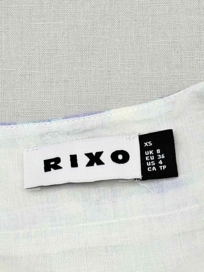 Pre-loved RIXO Ronan Lilac Multicolor Size XSmall Short Dress at Reems Closet