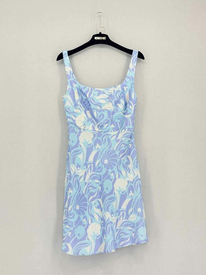 Pre-loved RIXO Ronan Lilac Multicolor Size XSmall Short Dress at Reems Closet