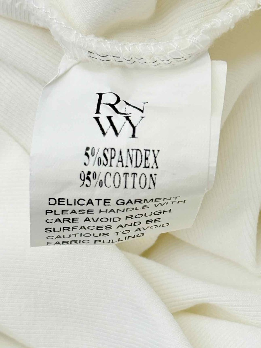 Pre - loved RNWY White Size Medium Short Dress at Reems Closet