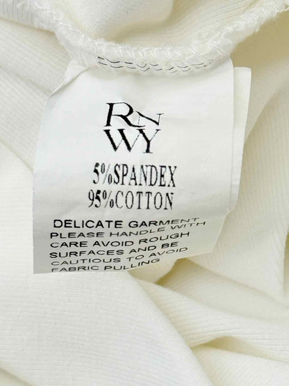 Pre - loved RNWY White Size Medium Short Dress at Reems Closet