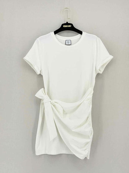 Pre - loved RNWY White Size Medium Short Dress at Reems Closet