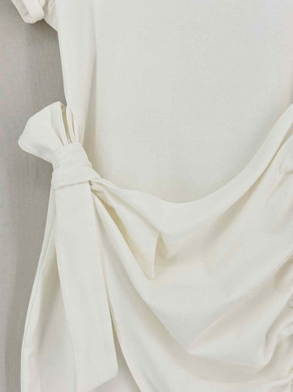 Pre - loved RNWY White Size Medium Short Dress at Reems Closet
