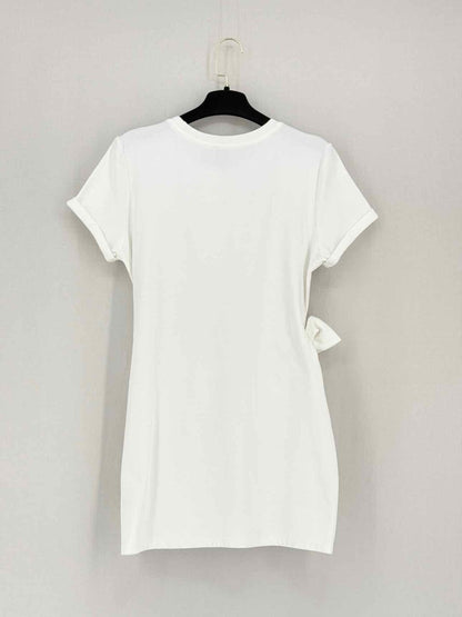 Pre - loved RNWY White Size Medium Short Dress at Reems Closet