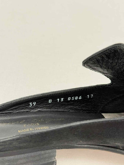 Pre - loved ROBERT CLERGERIE Black Size EU 39 Mules at Reems Closet