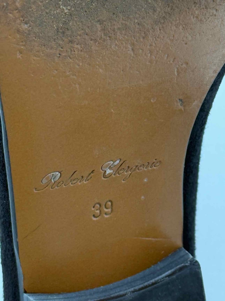 Pre - loved ROBERT CLERGERIE Black Size EU 39 Mules at Reems Closet