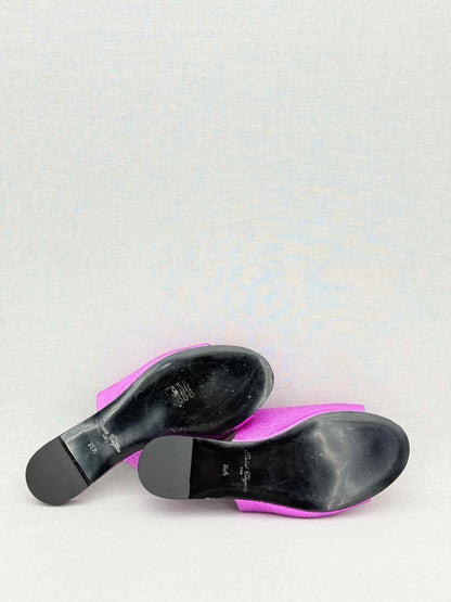 Pre - loved ROBERT CLERGERIE Purple Size EU 36.5 Slides at Reems Closet