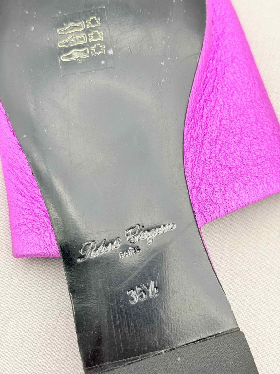 Pre - loved ROBERT CLERGERIE Purple Size EU 36.5 Slides at Reems Closet