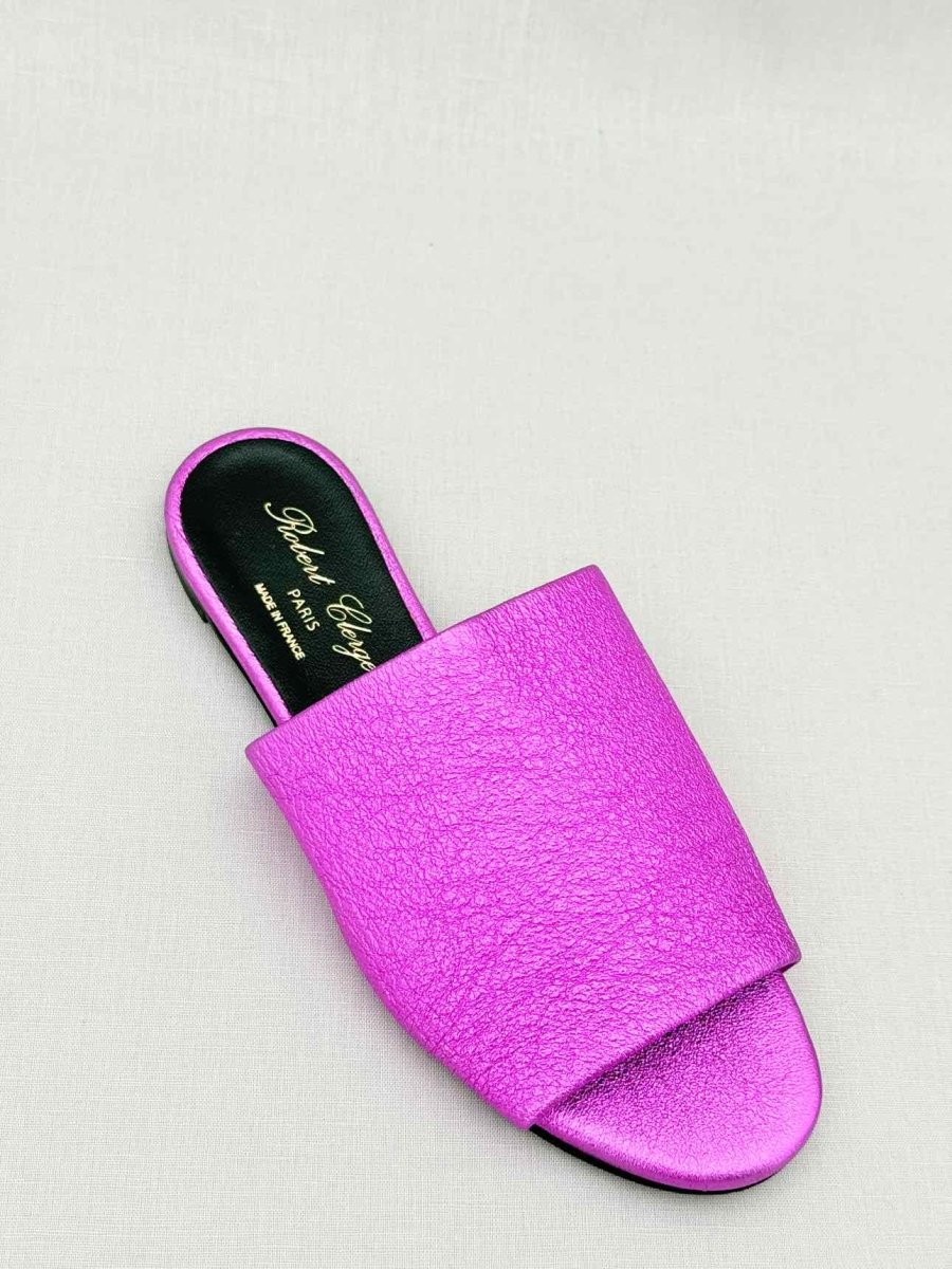 Pre - loved ROBERT CLERGERIE Purple Size EU 36.5 Slides at Reems Closet