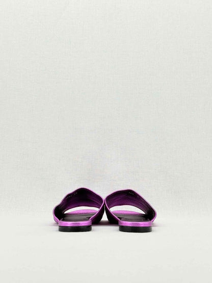 Pre - loved ROBERT CLERGERIE Purple Size EU 36.5 Slides at Reems Closet
